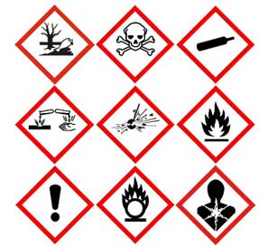 hazardous substances sign