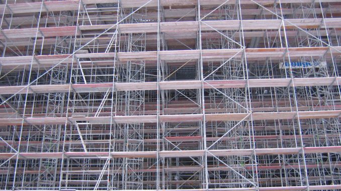 cara pemasangan scaffolding